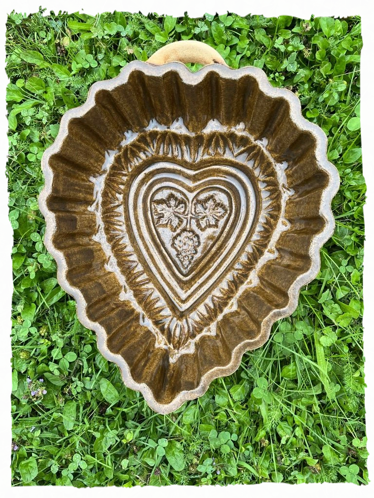 Srdce s hroznem - Forma na pečení 1